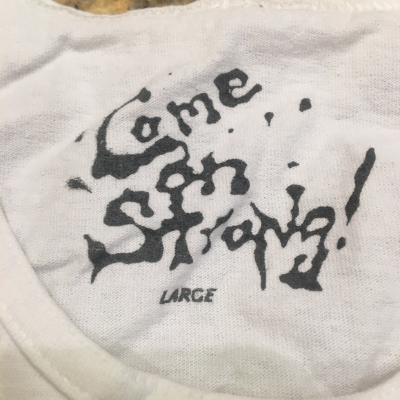 I’m With Her white tank top size Large Come on Strong brand woman in chains - Picture 3 of 3